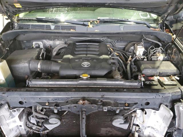 5TFUY5F1XDX308992 - 2013 TOYOTA TUNDRA DOUBLE CAB SR5 BLACK photo 11