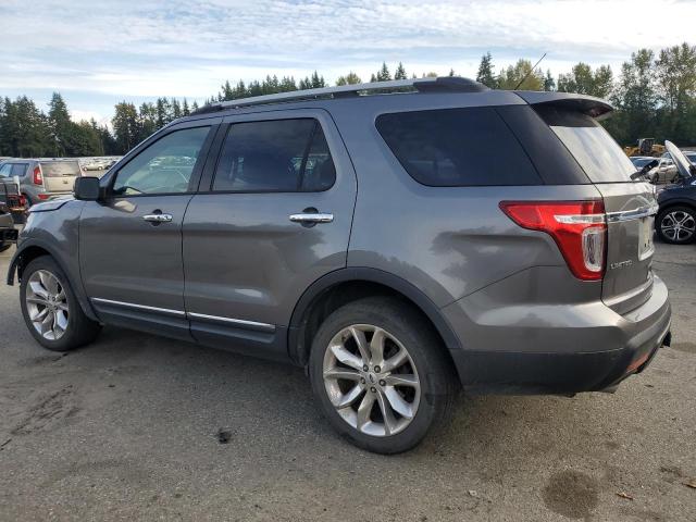 1FM5K8F80DGB14827 - 2013 FORD EXPLORER LIMITED GRAY photo 2