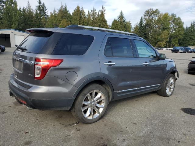 1FM5K8F80DGB14827 - 2013 FORD EXPLORER LIMITED GRAY photo 3