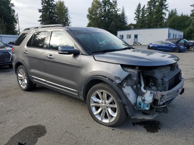 1FM5K8F80DGB14827 - 2013 FORD EXPLORER LIMITED GRAY photo 4
