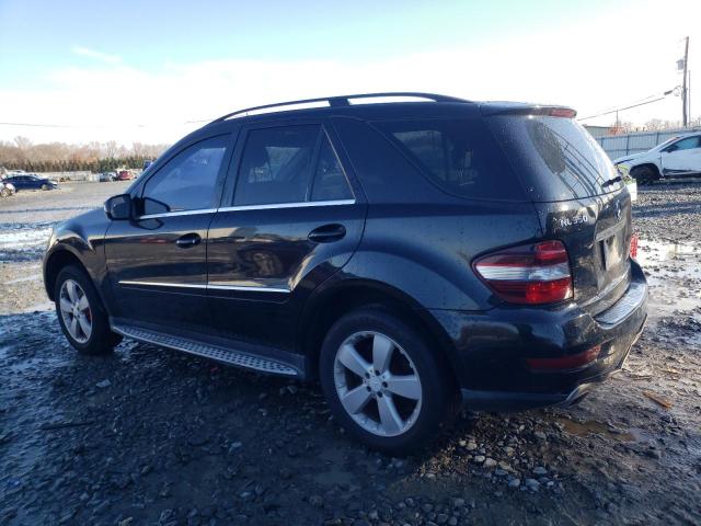 4JGBB8GB9AA543332 - 2010 MERCEDES-BENZ ML 350 4MATIC BLACK photo 2