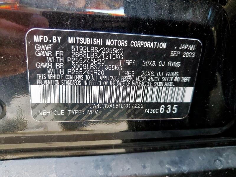 JA4J3VA85RZ017229 - 2024 MITSUBISHI OUTLANDER SE 黑色 照片 13