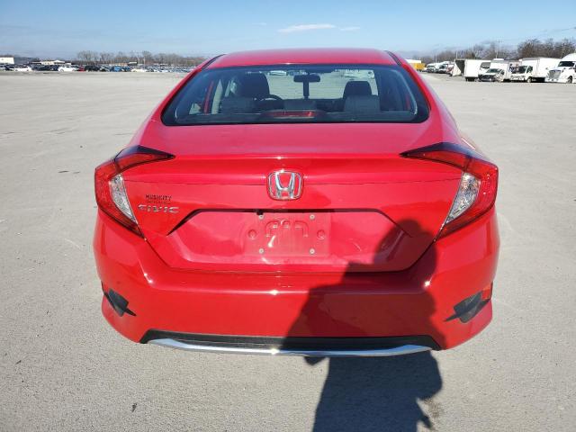 2HGFC2F64LH598037 - 2020 HONDA CIVIC LX RED photo 6