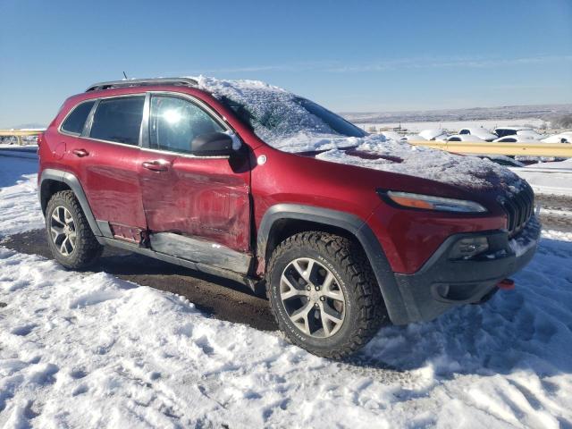 1C4PJMBB5EW203777 - 2014 JEEP CHEROKEE TRAILHAWK BURGUNDY photo 4