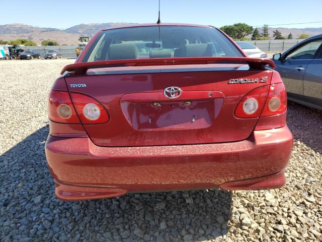 1NXBR32E56Z689748 - 2006 TOYOTA COROLLA CE RED photo 6