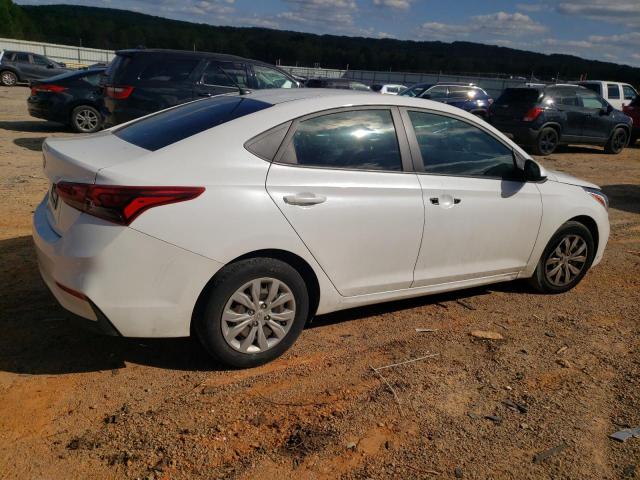 3KPC24A67ME131473 - 2021 HYUNDAI ACCENT SE WHITE photo 3