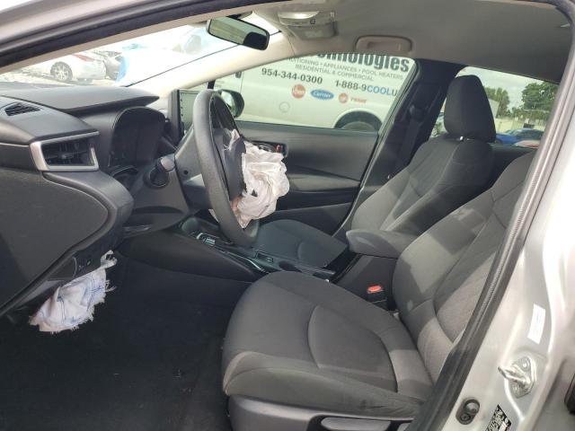 JTDEPMAE7NJ215069 - 2022 TOYOTA COROLLA LE SILVER photo 7