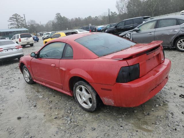 1FAFP40491F168899 - 2001 FORD MUSTANG RED photo 2