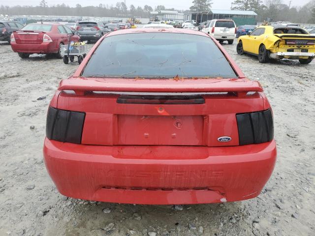 1FAFP40491F168899 - 2001 FORD MUSTANG RED photo 6