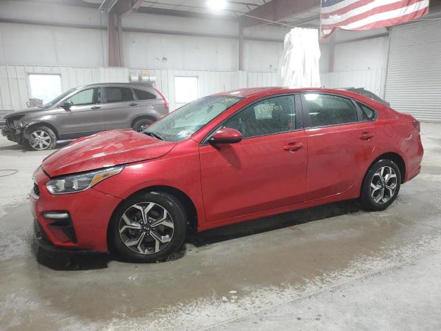 3KPF24AD1ME272163 - 2021 KIA FORTE FE RED photo 1