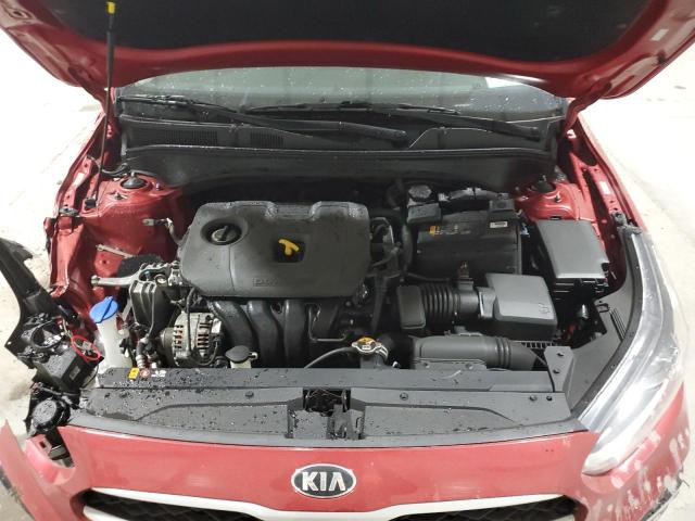 3KPF24AD1ME272163 - 2021 KIA FORTE FE RED photo 11