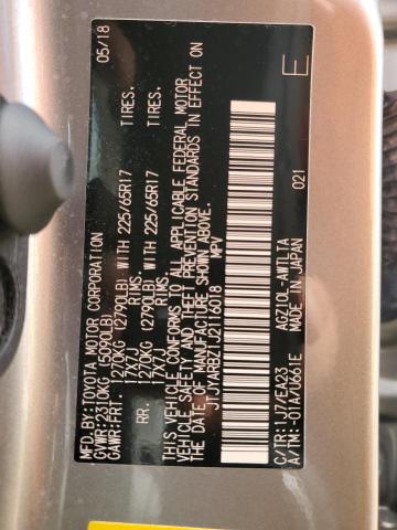 JTJYARBZ1J2116018 - 2018 LEXUS NX 300 BASE ვერცხლისფერი ფოტო 13