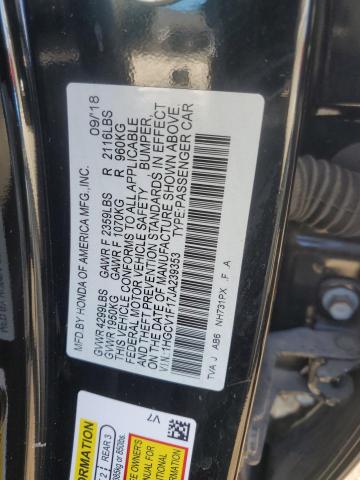 1HGCV1F17JA239353 - 2018 HONDA ACCORD LX Qara foto 12