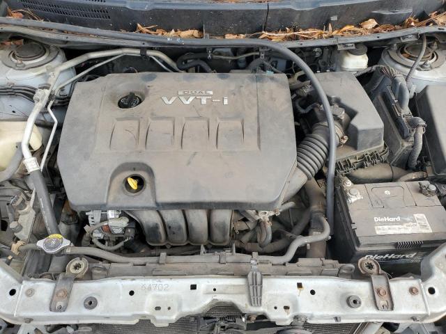 2T1KU40E29C157032 - 2009 TOYOTA COROLLA MA SILVER photo 11