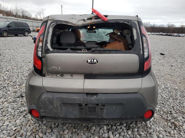 KNDJN2A20E7077550 - 2014 KIA SOUL GRAY photo 6