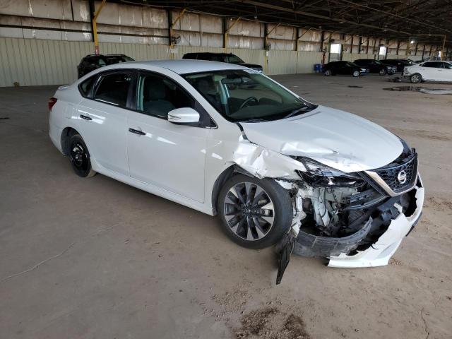 3N1AB7APXKY398087 - 2019 NISSAN SENTRA S WHITE photo 4