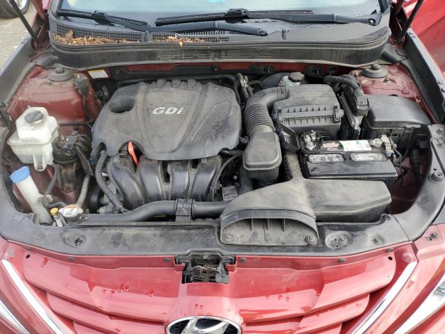 5NPEB4AC1DH799442 - 2013 HYUNDAI SONATA GLS RED photo 11