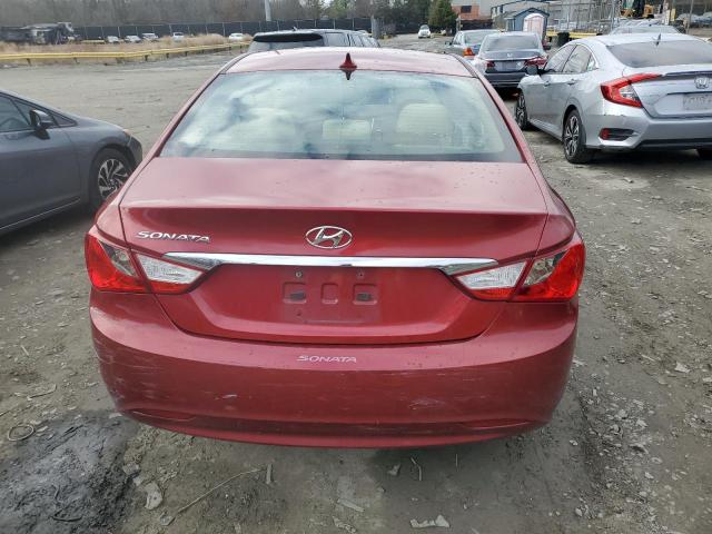 5NPEB4AC1DH799442 - 2013 HYUNDAI SONATA GLS RED photo 6