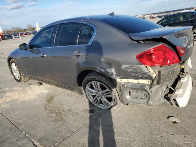 JN1CV6AP3AM402556 - 2010 INFINITI G37 BASE GRAY photo 2