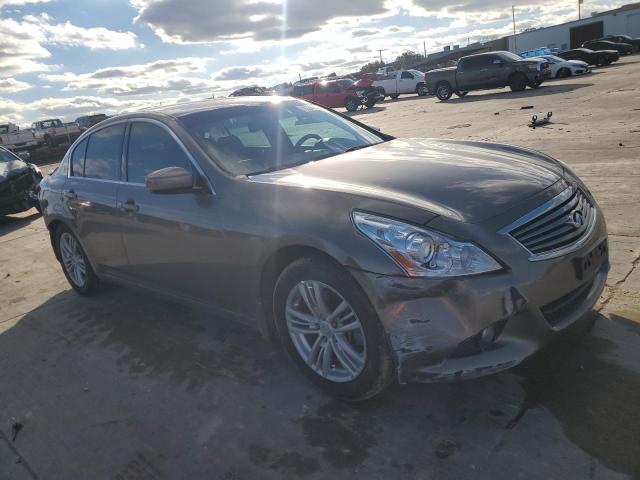 JN1CV6AP3AM402556 - 2010 INFINITI G37 BASE GRAY photo 4