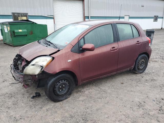 JTDKT903895243876 - 2009 TOYOTA YARIS MAROON photo 1