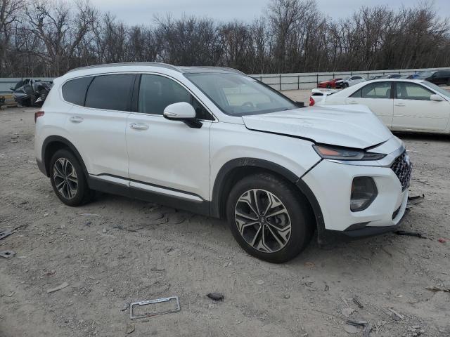 5NMS53AA0KH036857 - 2019 HYUNDAI SANTA FE LIMITED WHITE photo 4