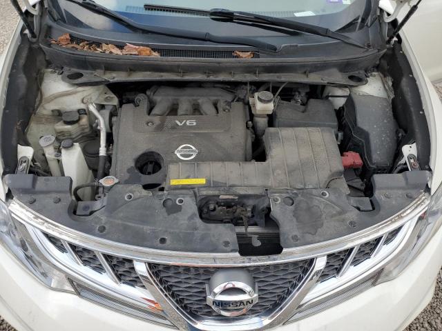 JN8AZ1MW0DW323499 - 2013 NISSAN MURANO S WHITE photo 12