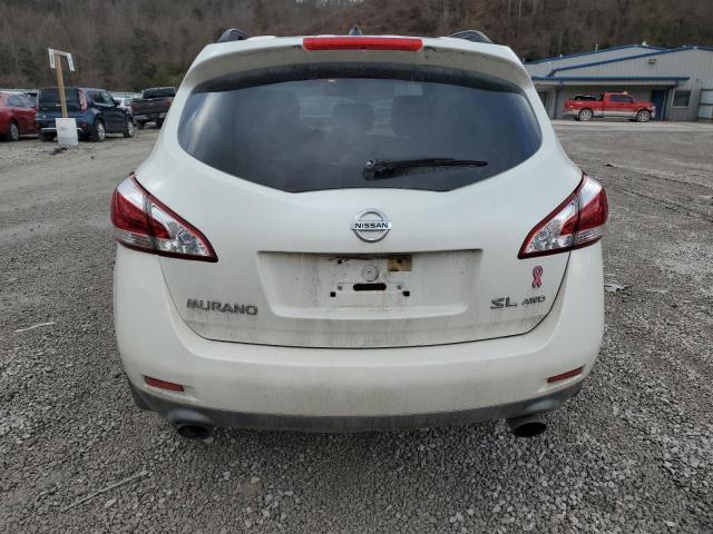 JN8AZ1MW0DW323499 - 2013 NISSAN MURANO S WHITE photo 6