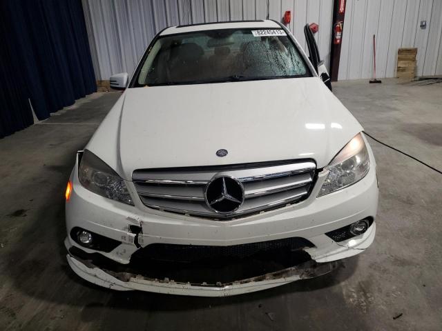 WDDGF5EB5AR099454 - 2010 MERCEDES-BENZ C 300 WHITE photo 5