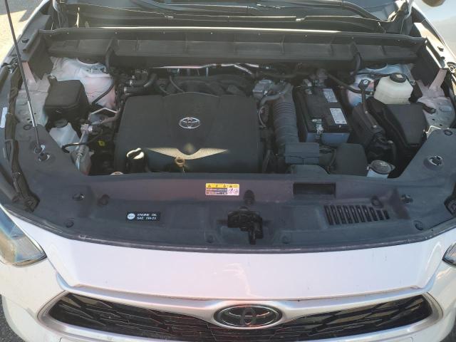 5TDHZRBH2MS058307 - 2021 TOYOTA HIGHLANDER XLE WHITE photo 12