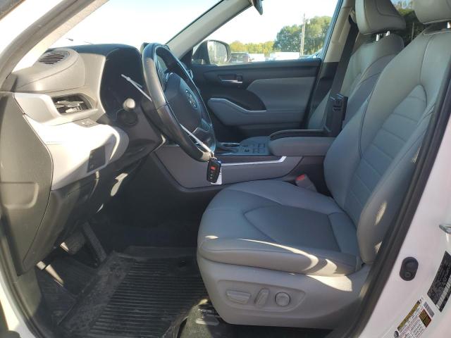 5TDHZRBH2MS058307 - 2021 TOYOTA HIGHLANDER XLE WHITE photo 7