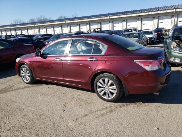 1HGCP3F84BA021746 - 2011 HONDA ACCORD EXL BURGUNDY photo 2