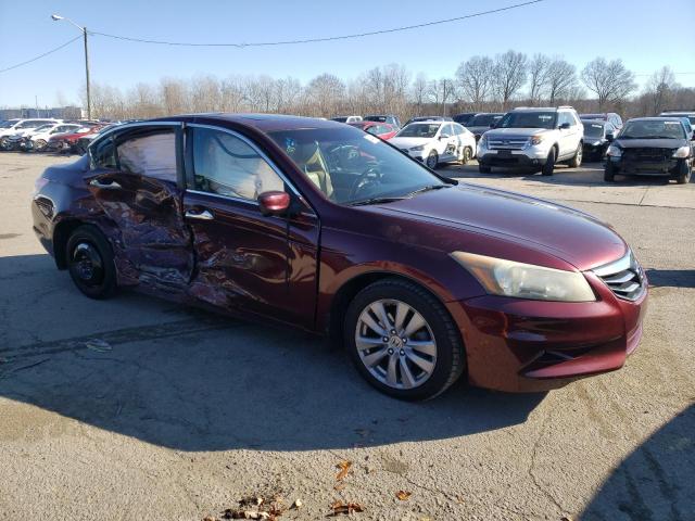 1HGCP3F84BA021746 - 2011 HONDA ACCORD EXL BURGUNDY photo 4