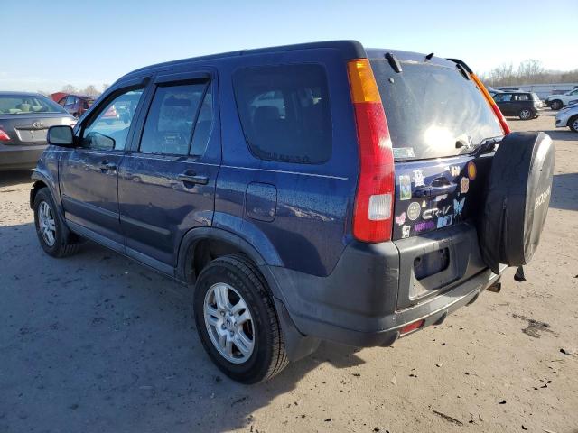 SHSRD78814U218401 - 2004 HONDA CR-V EX BLUE photo 2