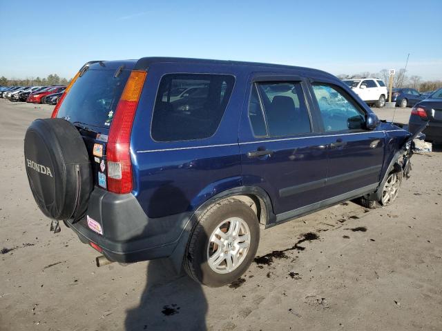 SHSRD78814U218401 - 2004 HONDA CR-V EX BLUE photo 3