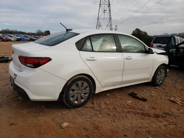 3KPA24AD2LE311156 - 2020 KIA RIO LX WHITE photo 3