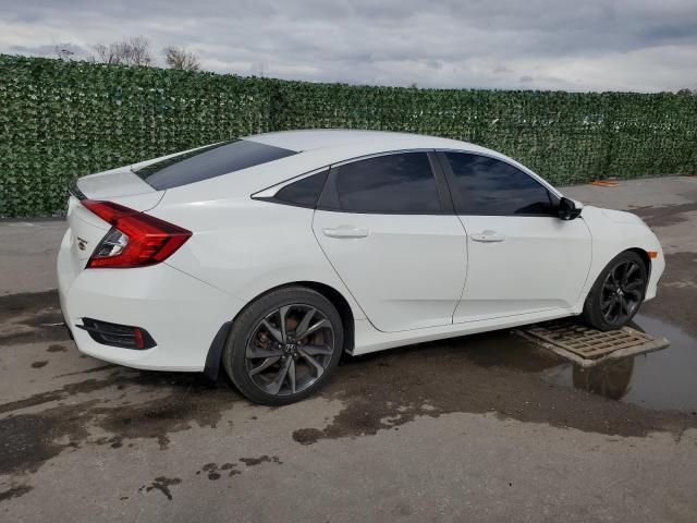 2HGFC2F83LH582624 - 2020 HONDA CIVIC SPORT WHITE photo 3