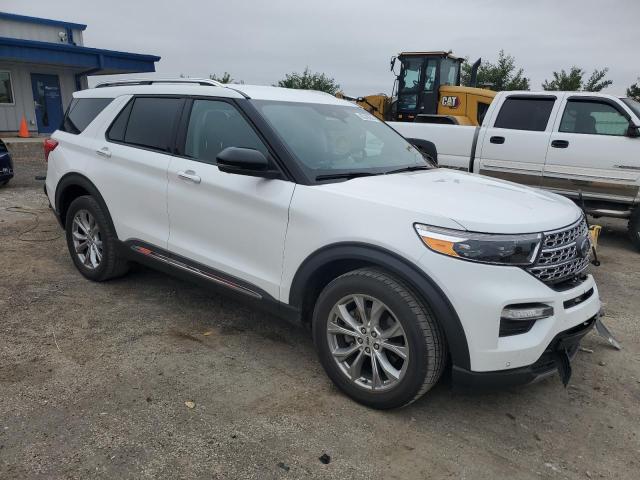1FMSK8FH2NGA32067 - 2022 FORD EXPLORER LIMITED WHITE photo 4