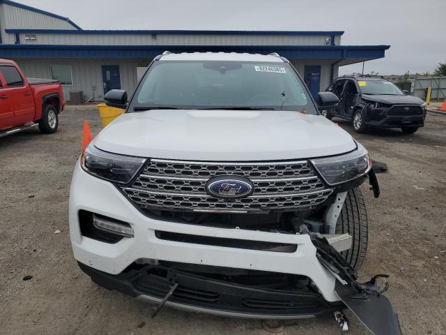 1FMSK8FH2NGA32067 - 2022 FORD EXPLORER LIMITED WHITE photo 5