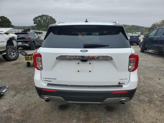 1FMSK8FH2NGA32067 - 2022 FORD EXPLORER LIMITED WHITE photo 6