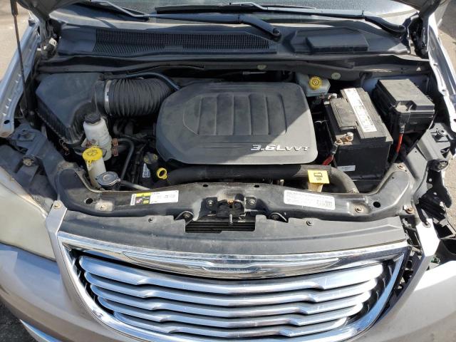 2C4RC1BG7ER351760 - 2014 CHRYSLER TOWN & COU TOURING SILVER photo 12