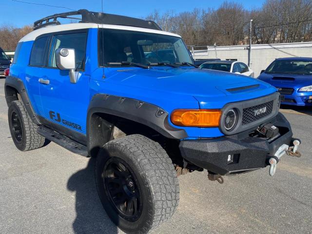 JTEBU11F470025267 - 2007 TOYOTA FJ CRUISER BLUE photo 4