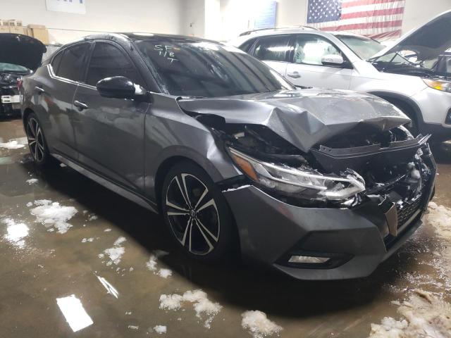 3N1AB8DV3LY281095 - 2020 NISSAN SENTRA SR GRAY photo 4