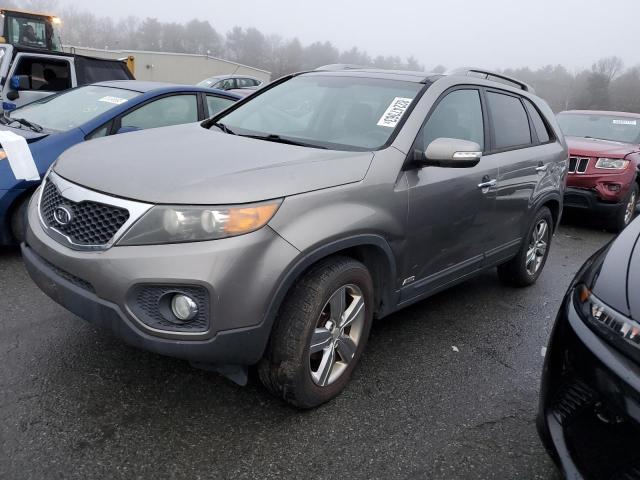 5XYKUDA20CG187629 - 2012 KIA SORENTO EX SILVER photo 1