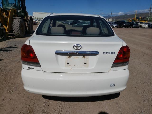 JTDAT123450367791 - 2005 TOYOTA ECHO WHITE photo 6