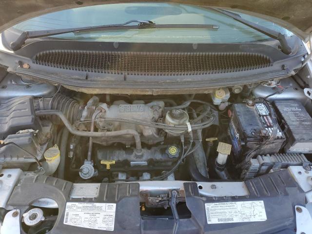 2B8GP74L11R374188 - 2001 DODGE GRAND CARA EX SILVER photo 11