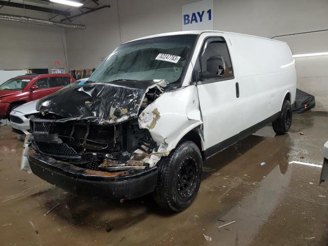 1GCWGGCA8B1189058 - 2011 CHEVROLET EXPRESS G2 WHITE photo 1