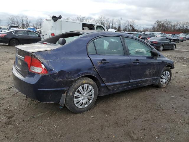 19XFA1F31AE084823 - 2010 HONDA CIVIC VP BLUE photo 3