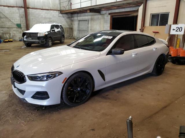 WBAGV8C01NCJ55184 - 2022 BMW M850XI WHITE photo 1