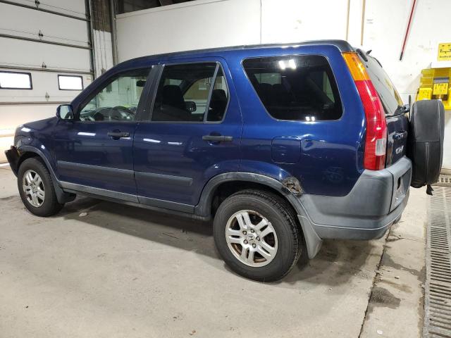 JHLRD788X2C041075 - 2002 HONDA CR-V EX BLUE photo 2